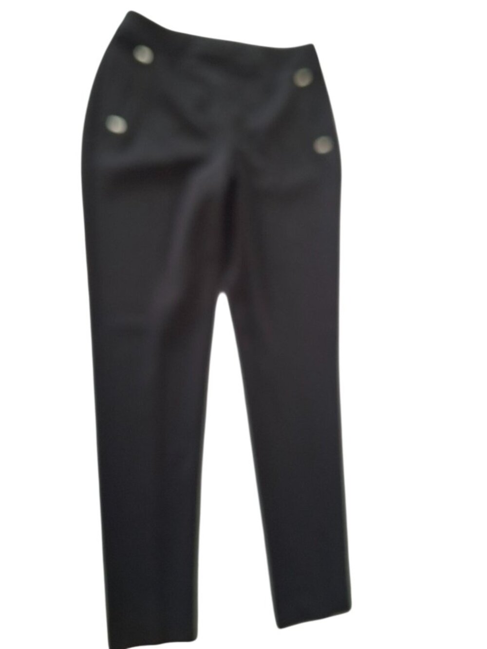 Cato Est 1946 Slim Ankle Pants XS Black Quiet Luxury Career Chic Gothic